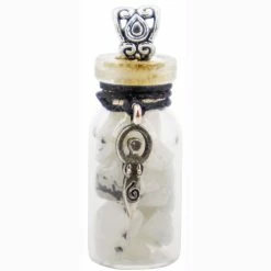 Witch Bottle - Rainbow Moonstone + Goddess