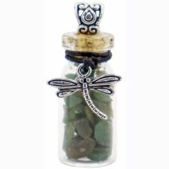 Witch Bottle - Aventurine + Dragonfly