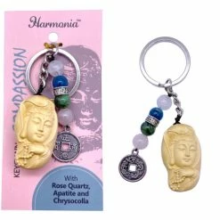 Kwan Yin Keyring for Compassion