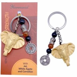 Elephant Keyring for Strength