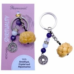 Lotus Keyring for Spirituality