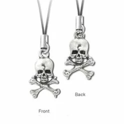 Skulls & Death Skull & Bones Mobile Phone Charm