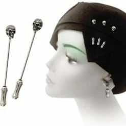 Skulls & Death Alchemy Memling Skull Dress Pins (Pack of 3)