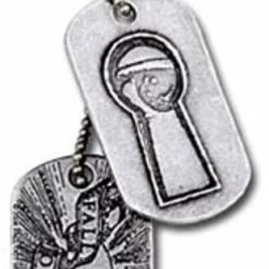 Fall Out Boy Keyhole Dog Tags