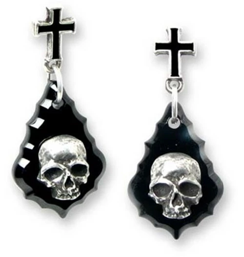Skulls & Death Alchemy Mournan studs