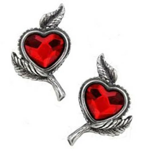 Hearts & Roses Alchemy Love's Blossom earrings