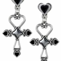 Hearts & Roses Alchemy Amourankh Earrings - Pair