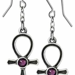 Magickal Designs Alchemy Ankh Of Osiris Earrings - Pair