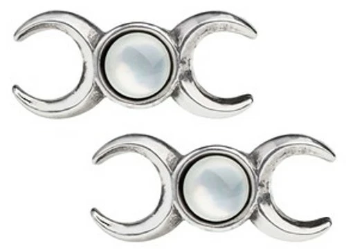 Magickal Designs Alchemy Triple Goddess Studs