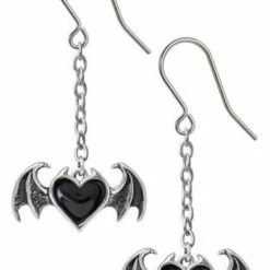 Hearts & Roses Alchemy Blacksoul ear droppers