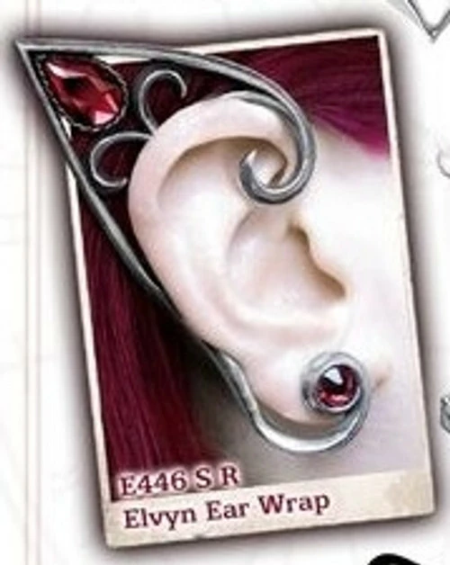 Fairies Alchemy Elvyn Ear Wrap - Right, Black - Image 2