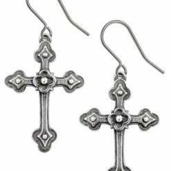 Crosses Alchemy Gothic Devotion Crosses Earrings