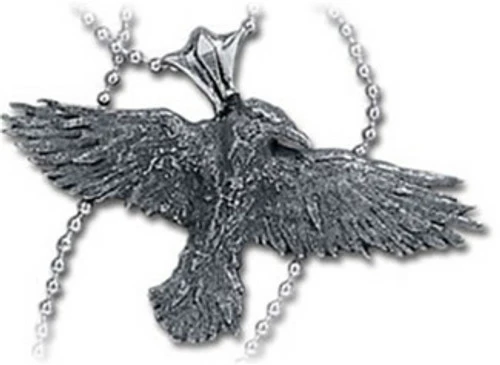 Crows & Ravens Black Raven Pendant