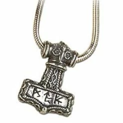 Bindrune Hammer Pendant