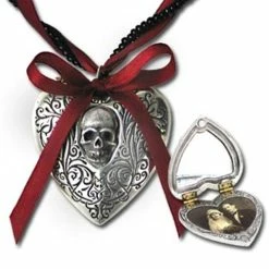 Skulls & Death Reliquary Heart Locket