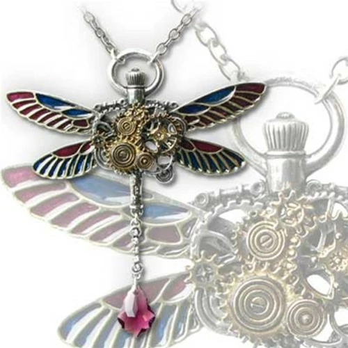 Steampunk Alchemy Clockwork Darter Pendant