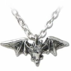 Bats Alchemy Kiss of the Night Pendant