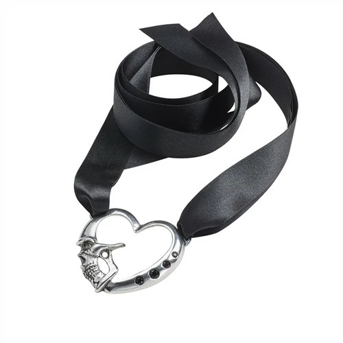 Skulls & Death Alchemy Etendu Mort de Coeur Choker - Image 3