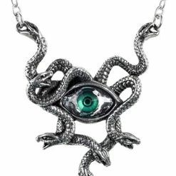 Snakes Alchemy Gorgon's Eye Necklace