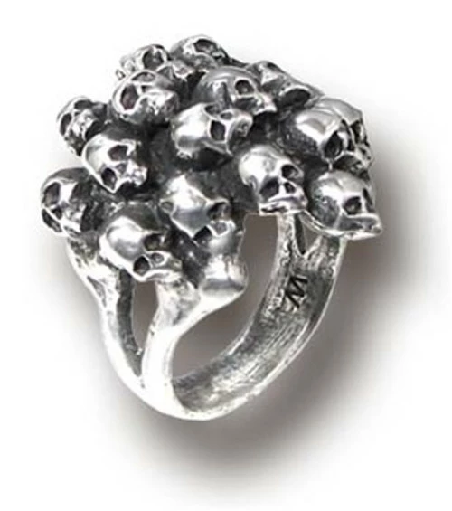 Skulls & Death Charnalite Ring