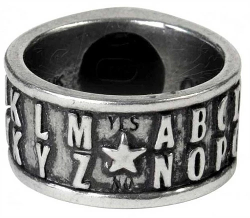 Magickal Designs Alchemy Gothic Ouija Eye Ring - Image 2