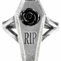 Skulls & Death Alchemy RIP Rose Ring