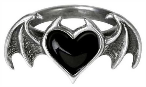 Hearts & Roses Alchemy Blacksoul Ring