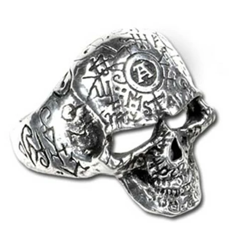Skulls & Death Omega Skull Ring - L only