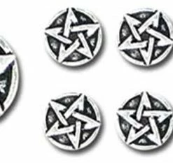 Magickal Designs Pentagram Buttons