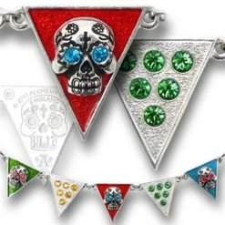 Banderas De Los Muertos Necklace