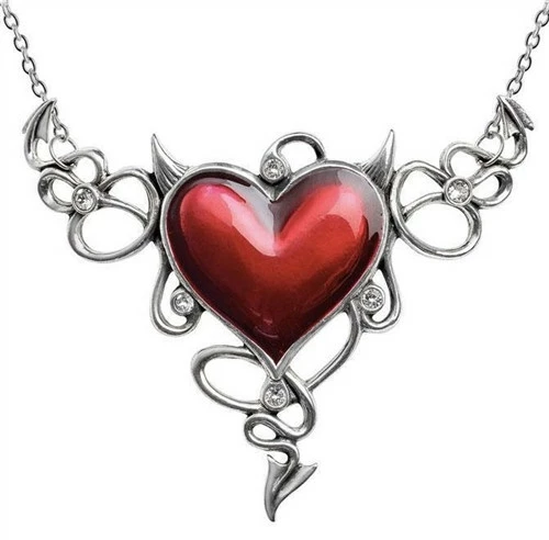 Hearts & Roses Alchemy Devil Heart Genereux Necklace