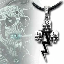 T.C.B. (Taking Care of Business) Leather pendant